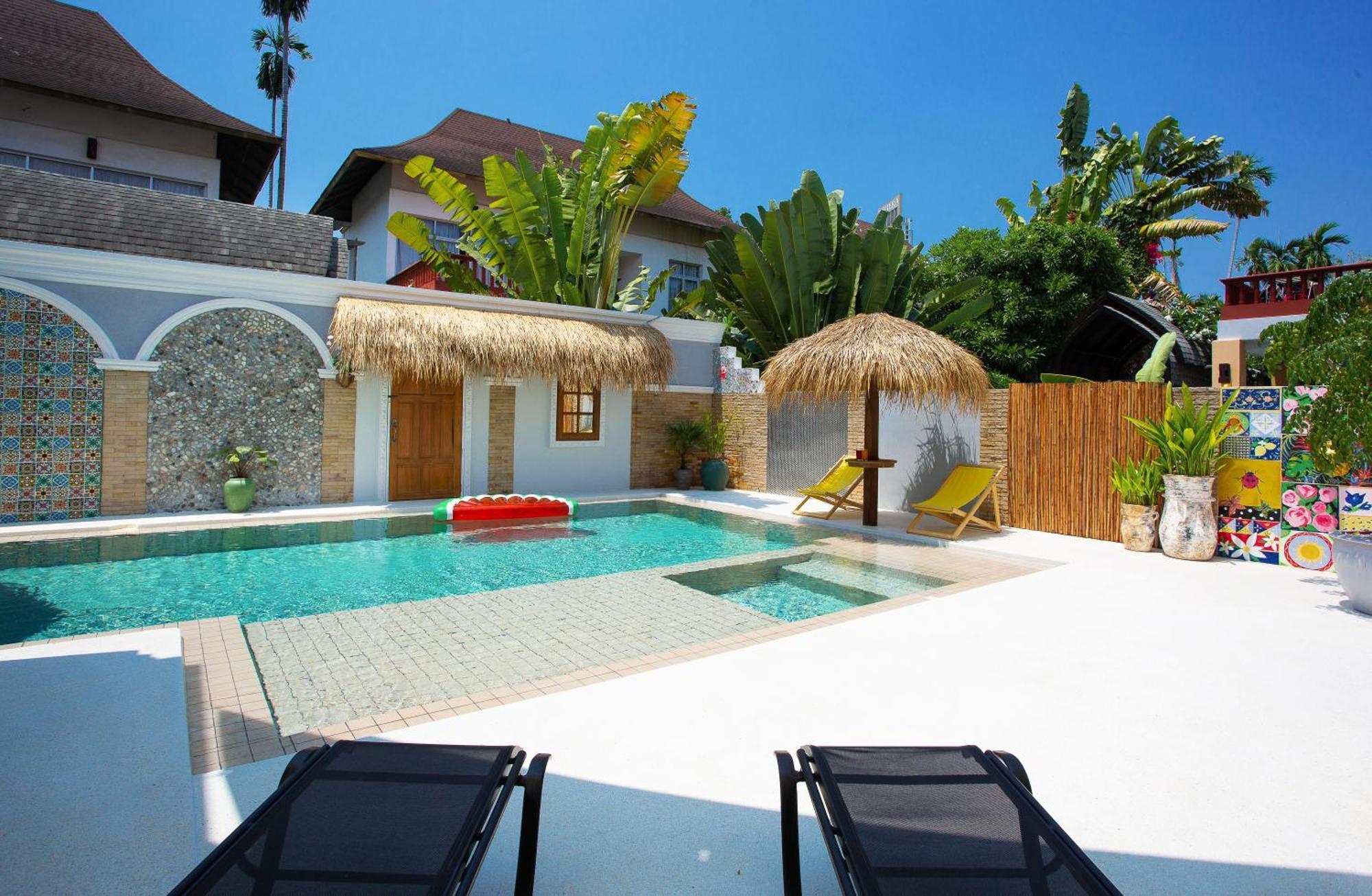 Nagawari Art Maldives Pattaya Villa Na Chom Thian Exterior foto